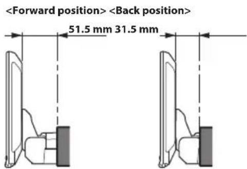 ALPINE i905 - Adjusting the display position (iLX-F905D/iLX-F115D) - 1
