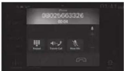 ALPINE i905 - Answering a Call - 2