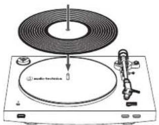 AUDIO TECHNICA ATLP3XBT - Avant la lecture d'un disque - 2