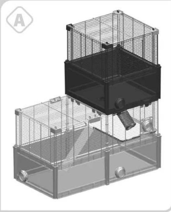Ferplast Multipla Hamster Roof Extension - 5