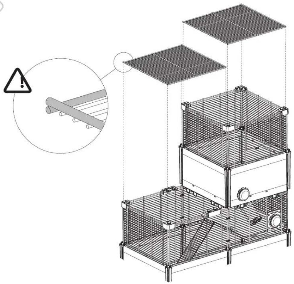 Ferplast Multipla Hamster Roof Extension - 32