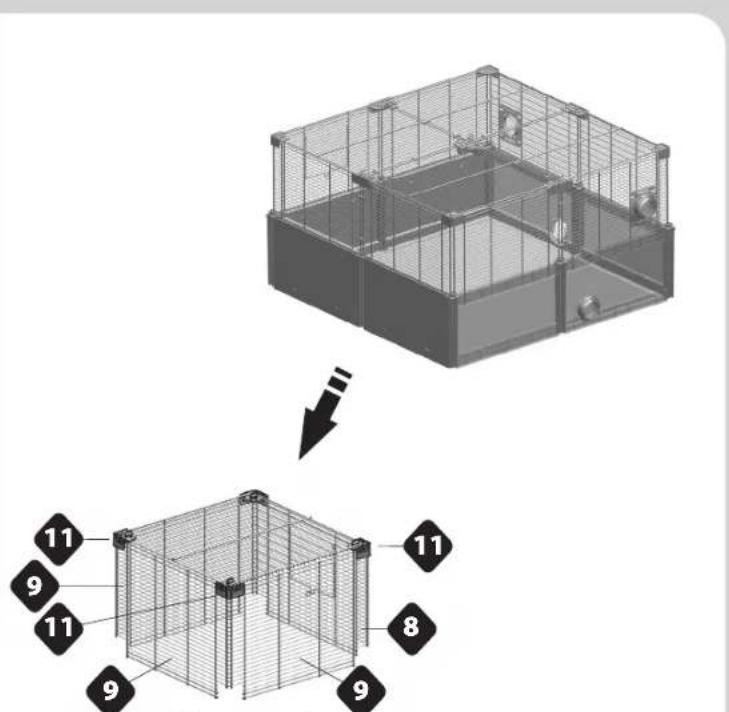 Ferplast Multipla Hamster Roof Extension - 34