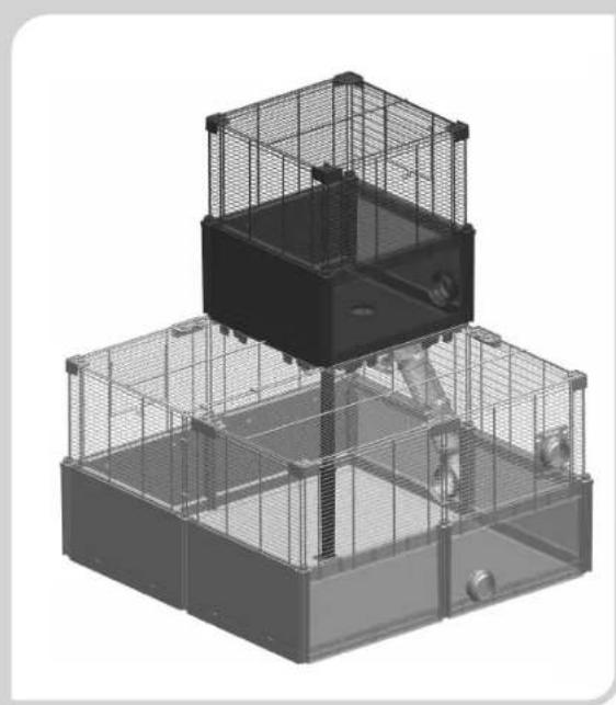 Ferplast Multipla Hamster Roof Extension - 33