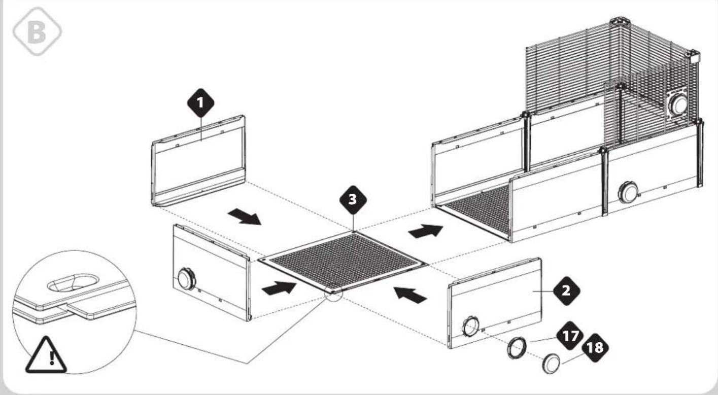 Ferplast Multipla Hamster Base Extension - 26