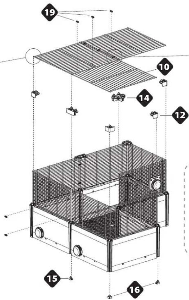 Ferplast Multipla Hamster Base Extension - 41