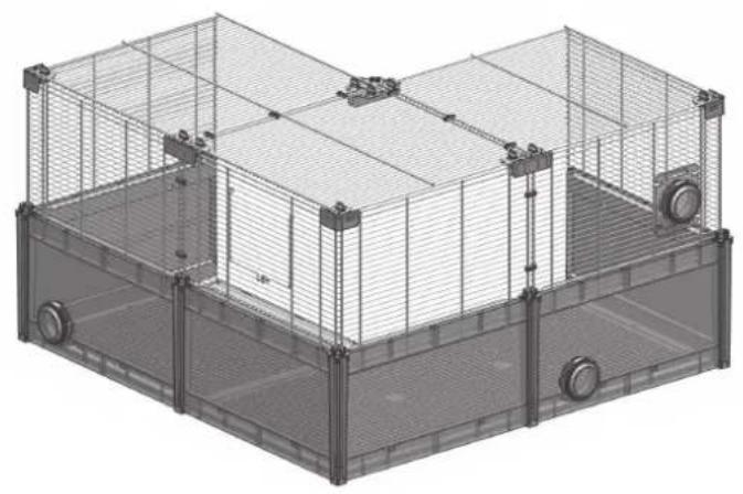 Ferplast Multipla Hamster Base Extension - 48