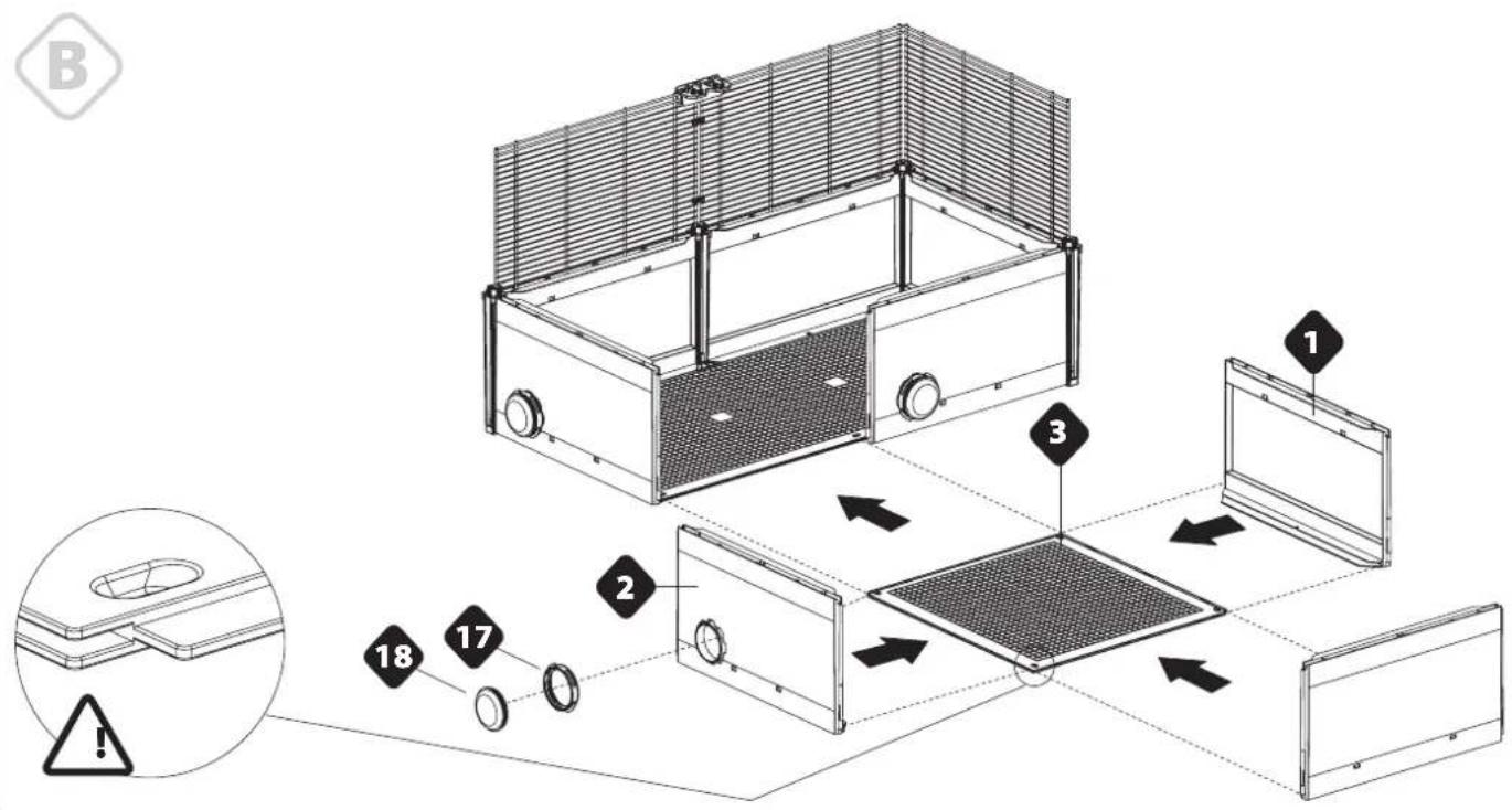 Ferplast Multipla Hamster Base Extension - 34