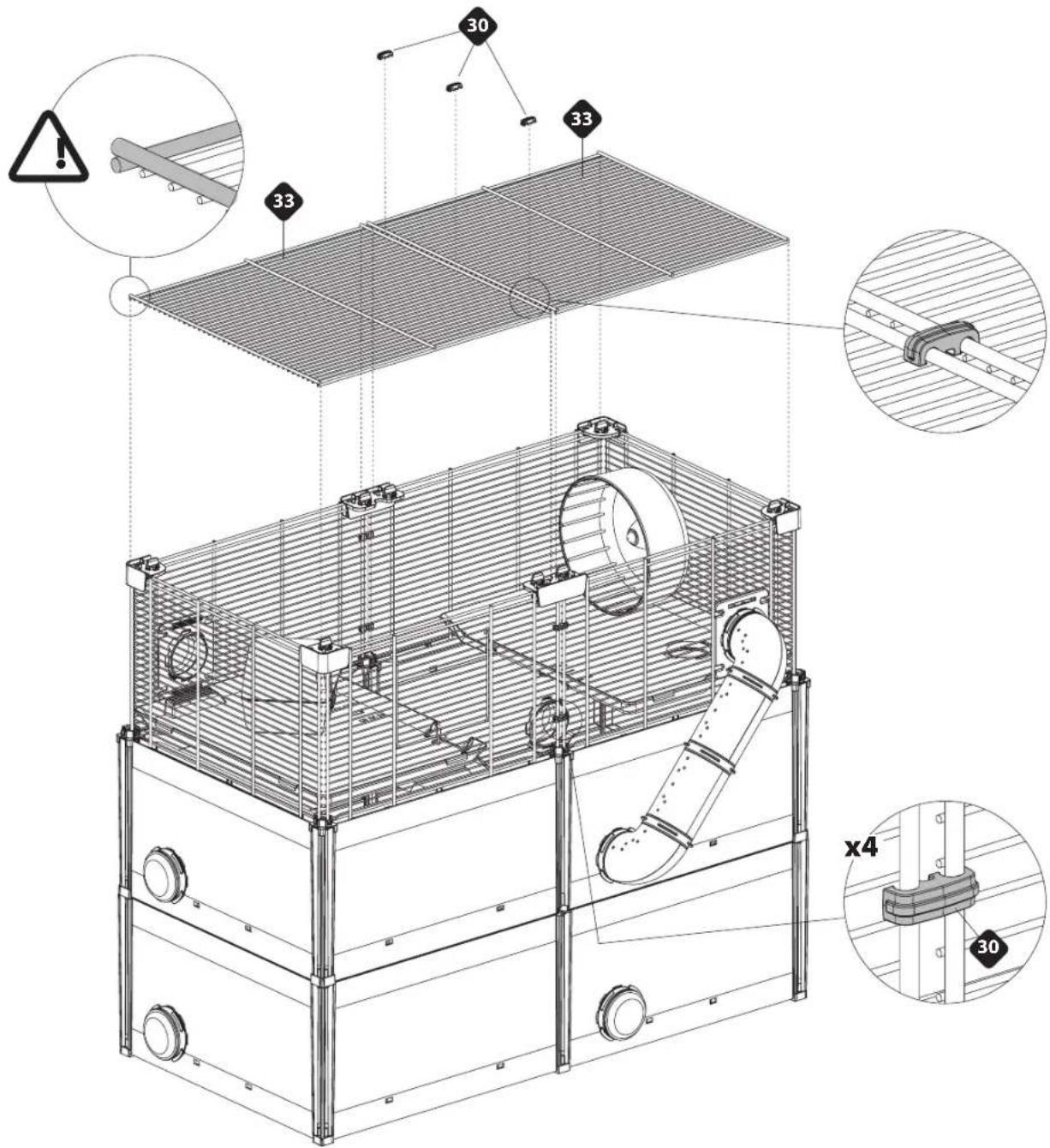 Ferplast Multipla Hamster Crystal - 34