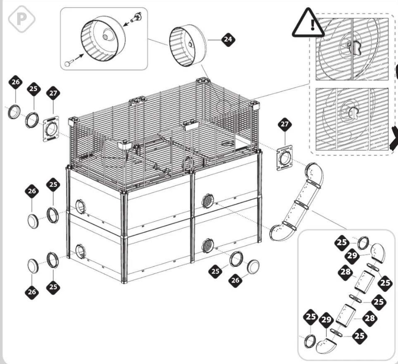Ferplast Multipla Hamster Crystal - 32