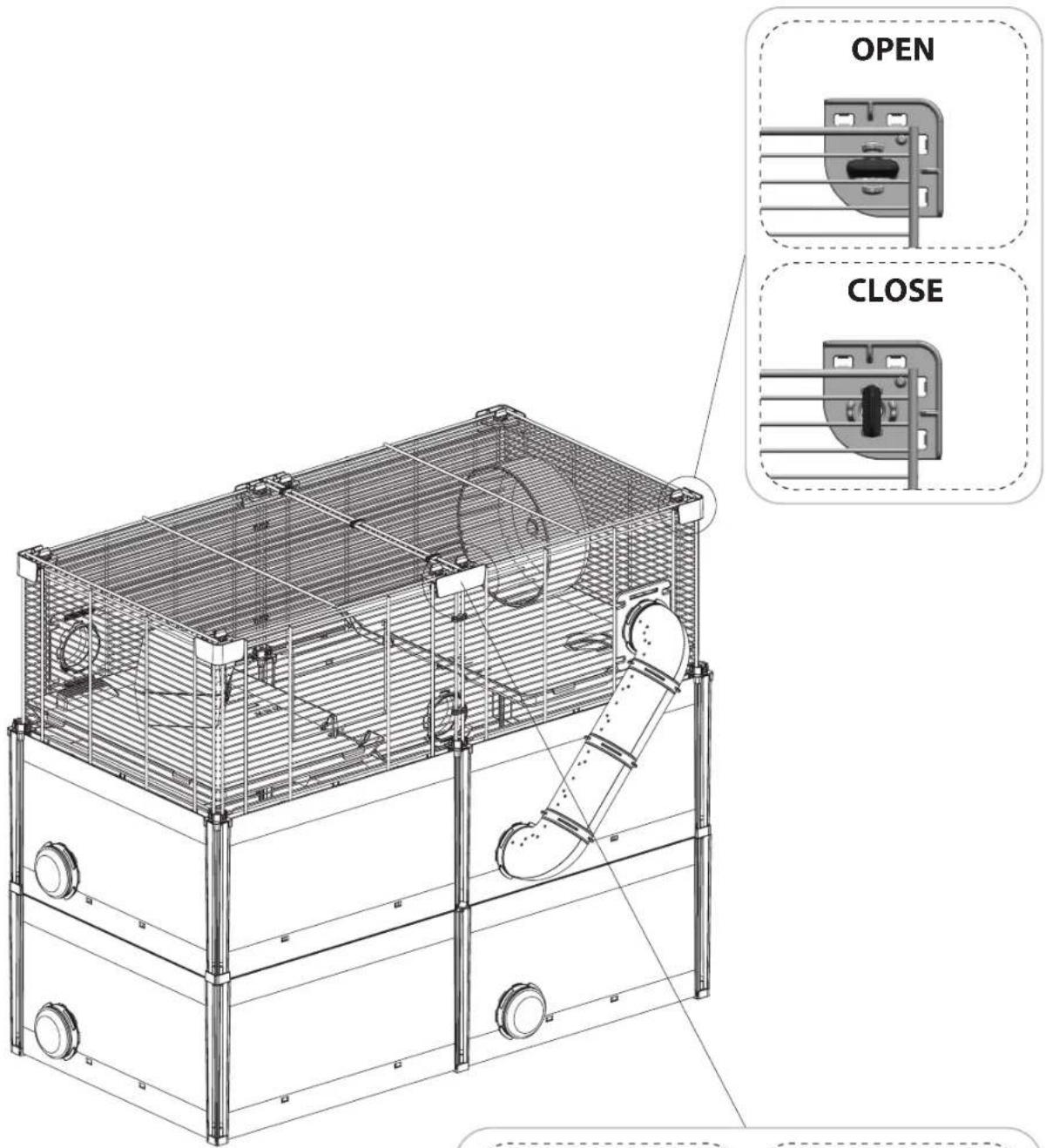 Ferplast Multipla Hamster Crystal - 36