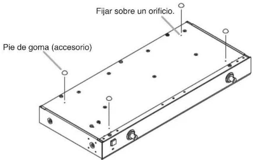 TOA WD5800 - Instalación del aparato en el escritorio - 1