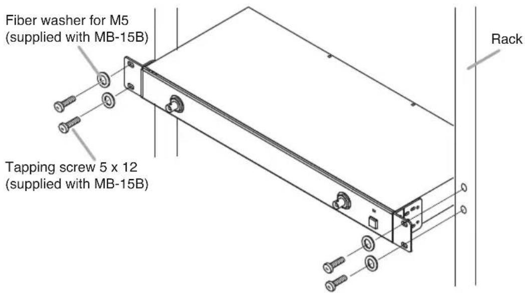 TOA WD5800 - Rack Mounting - 2