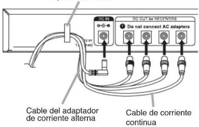 TOA WD5800 - Fijación del cable - 1