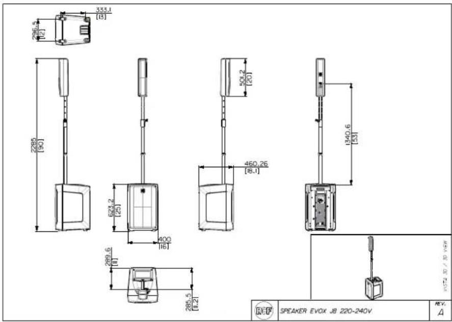 RCF EVox J8 - Part Number - 1
