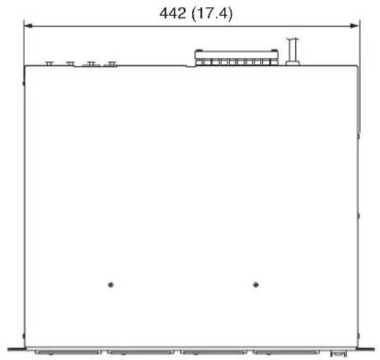 TOA DA550F - DIMENSIONAL DIAGRAM - 1