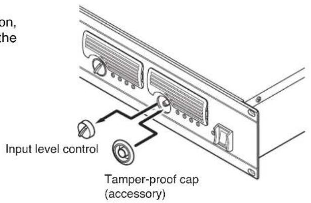 TOA DA550F - TAMPER-PROOF CAP ATTACHMENT - 1