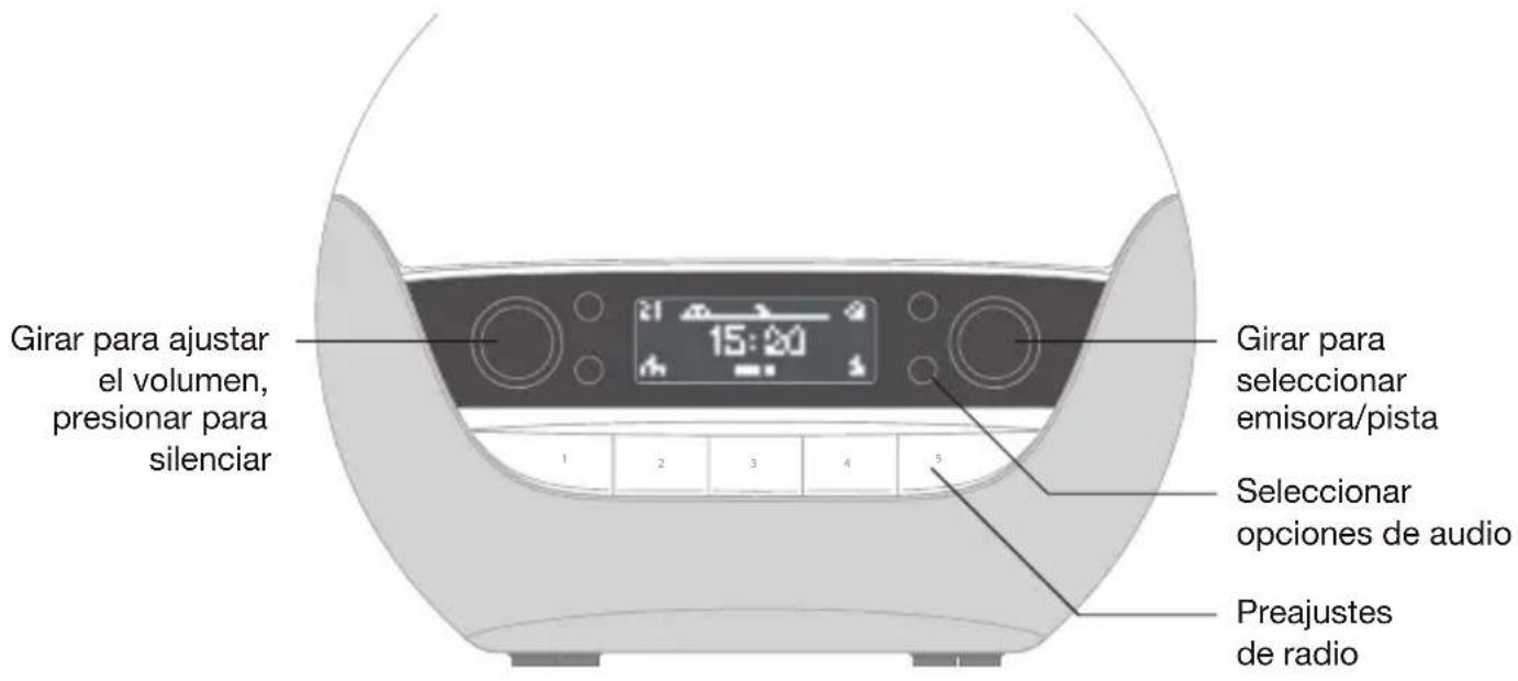 LUMIE Bodyclock Luxe 750DAB - Uso del audio - 1