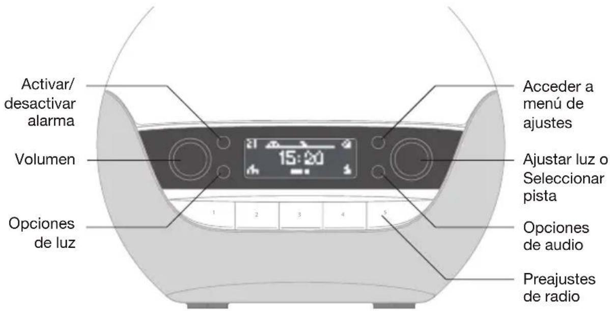 LUMIE Bodyclock Luxe 750DAB - Panel frontal - 1