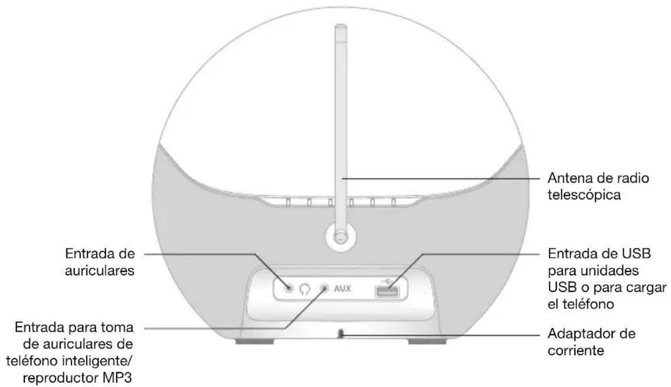 LUMIE Bodyclock Luxe 750DAB - Paneltrasero - 1