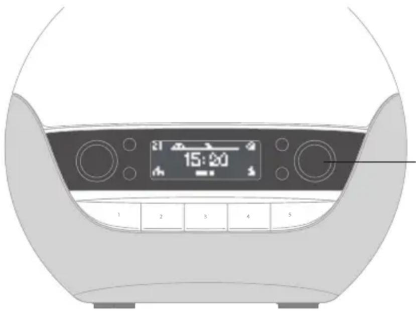 LUMIE Bodyclock Luxe 750DAB - Einstellen der Lichtstärke - 1