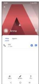 TCL 305i - Utiliser le volet Liens rapides. - 1