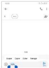 TCL 305i - Modifier le texte - 1