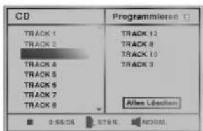 LG DW6512E1 - Programmierte Wiedergabe einer Audio-CD und MP3-Disc - 1