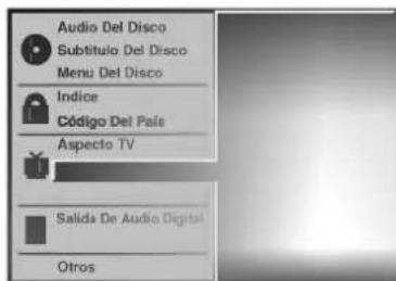 LG DW6512E1 - idioma del menu - 1