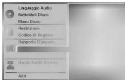 Linguaggio Audio Sottotitoli Disco Menu Disco Restrizione Codice Di Regione Rapporto D'aspetto Uscita Audio: Digitalis Altri