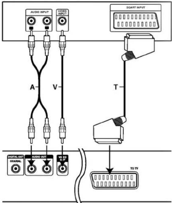 LG DV7411E1M - SCART-Verbindung - 1