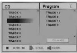 LG DV7411E1M - Herhaal stap 2 om bijkomende tracks op de geprogrammeerde lijst teplaatsen. - 1