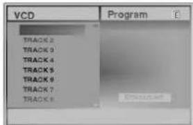 VCD TRACK 2 TRACK 3 TRACK 4 TRACK 5 TRACK 6 TRACK 7 TRACK 8 Program Enacted