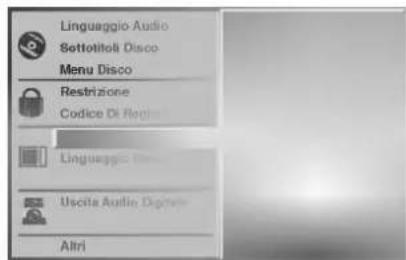 Linguaggio Audio Settotitoli Disco Menu Disco Restrizione Codice Di Registino Linguaggio Audio Uscita Audio Digener Altri