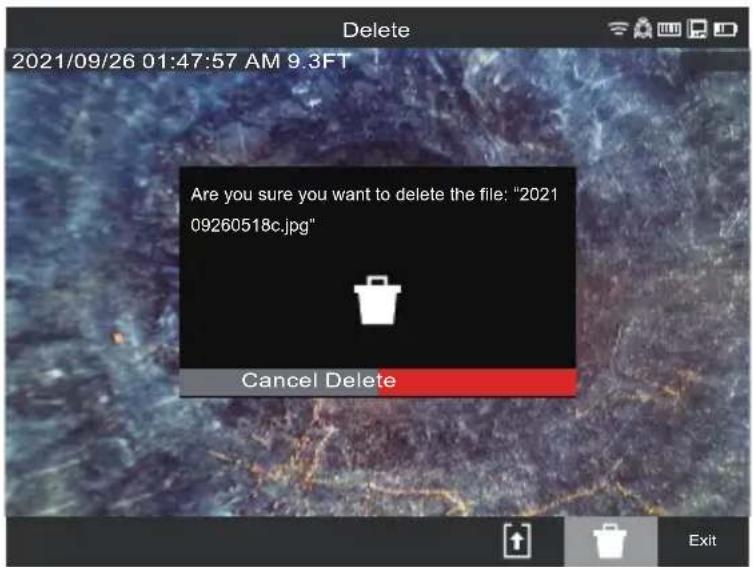 MILWAUKEE M18 297522 - Deleting files from the Gallery - 1