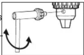 MILWAUKEE M18 Fuel 281022 - Installation des accessoires dans les mandrins à clé - 1