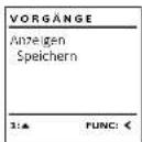 Burg Wächter WS Office 821 E - Menü Administrator / Vorgänge / Speichern - 1