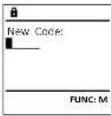 Burg Wächter WS Office 821 E - Menu de modification du code - 2