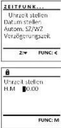 Burg Wächter WS Office 821 E - Menü Administrator / Zeitfunktionen / Uhrzeit stellen - 1