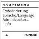 Burg Wächter WS Office 821 E - Menü Administrator / Setup / AES-Key generier. - 1