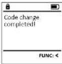 Burg Wächter Royal 542 KK - Code Change menu - 3