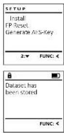 Burg Wächter Royal 542 KK - Menu Administrator / Setup / Install - 1