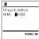 Burg Wächter Royal 542 KK - Menu Administrator/Zeitfunktionen/Uhrzeitstellen - 1