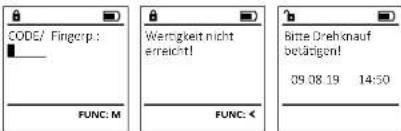 Burg Wächter Royal 542 KK - Öffnen mit Zugangskombinationen - 1