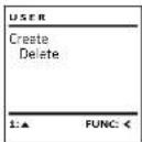 Burg Wächter Royal 542 KK - Submenu Administrator/Gebruiker/Wissen - 1