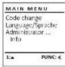 Burg Wächter Royal 542 KK - Menu administrateur/installation/générer cryptage AES. - 1