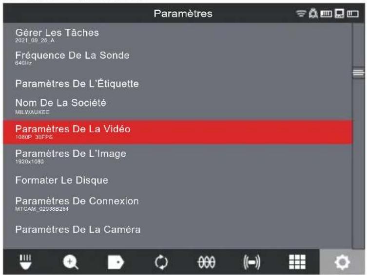 MILWAUKEE M18 297622 - Paramètres de la vidéo - 1