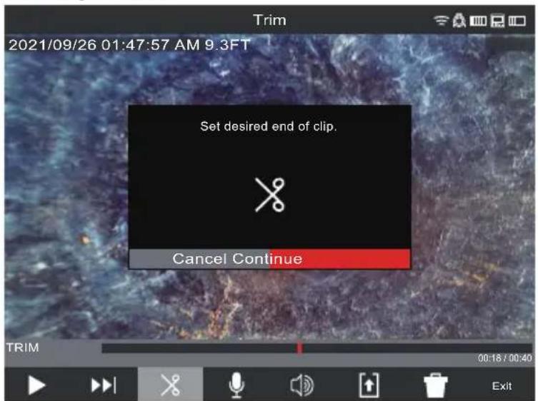MILWAUKEE M18 297622 - Trimming Video Files - 2