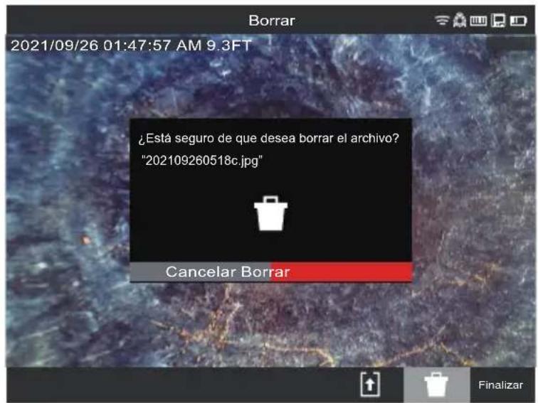 MILWAUKEE M18 297622 - Eliminación de ARCHIVOS desde el menu “Configuración” - 1