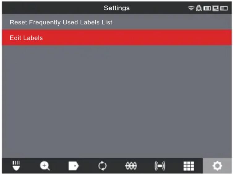 MILWAUKEE M18 297622 - Editing labels - 1