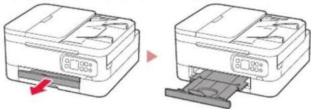 CANON PIXMA TS7451a - Τραβήξτε έξω τη θήκη εξόδου χαρτιού. - 1